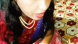 Village Aunty Fucking and Blowjob by Her Step Son with Audio