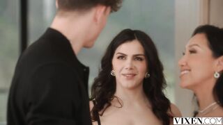 Vixen – Valentina Nappi And Vicki Chase – Insatiable Besties Valentina And Vicki Share Young Studs Cock