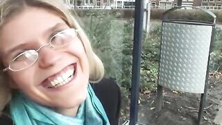 Net69 – Hot Dutch Blonde in Glasses Enjoys Anal Fingering and Hard Anal Sex