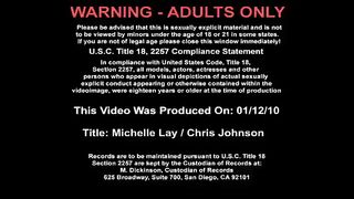 Michelle Lay Fucking In The Couch With Her Natural Tits